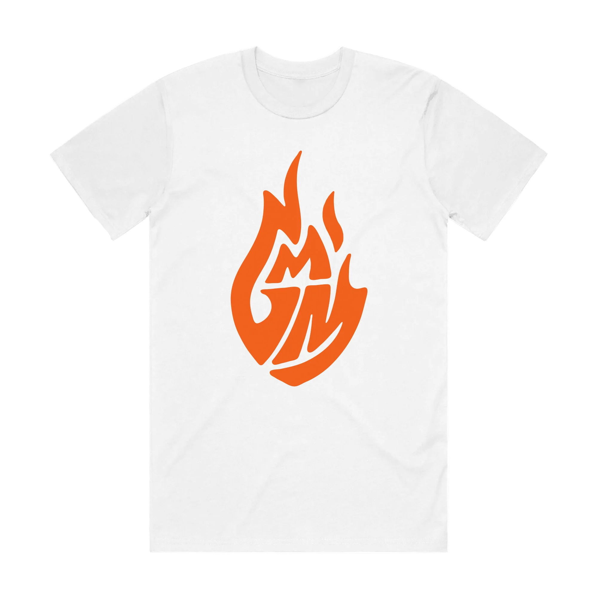 1091-gmm-orange-flame-logo-tee-1.webp GMM Orange Flame Logo Tee