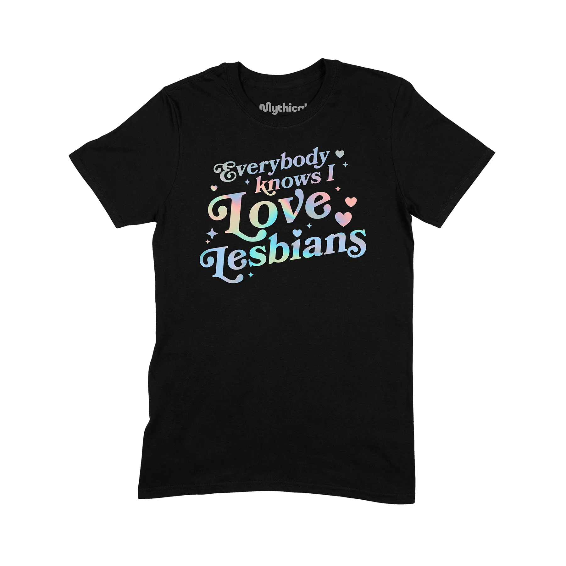 1235-everybody-knows-i-love-lesbians-tee-holographic-1.webp Everybody Knows I Love Lesbians Tee (Holographic)