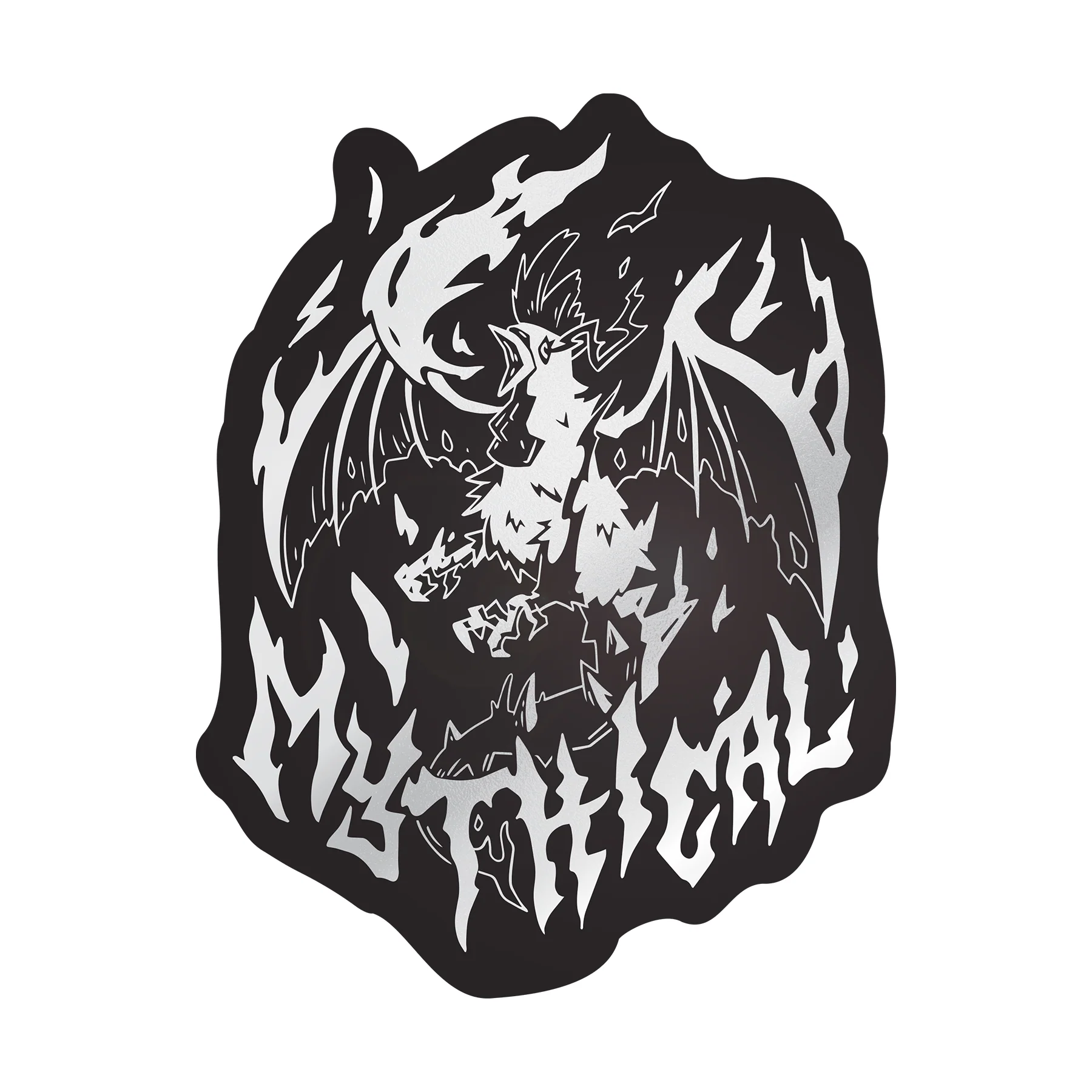 Metallic Cockatrice Summoning Sticker