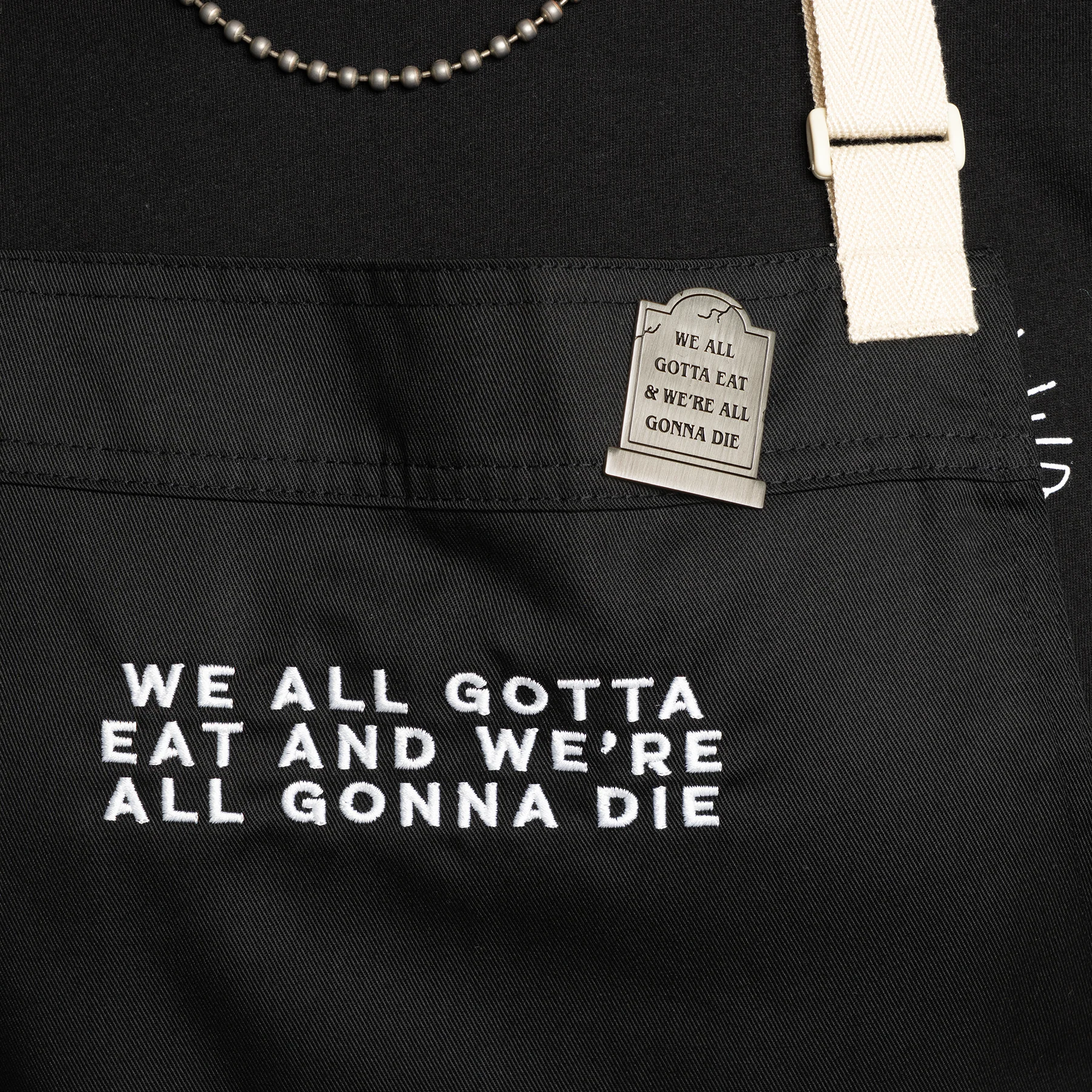 Last Meals Apron & Pin Bundle