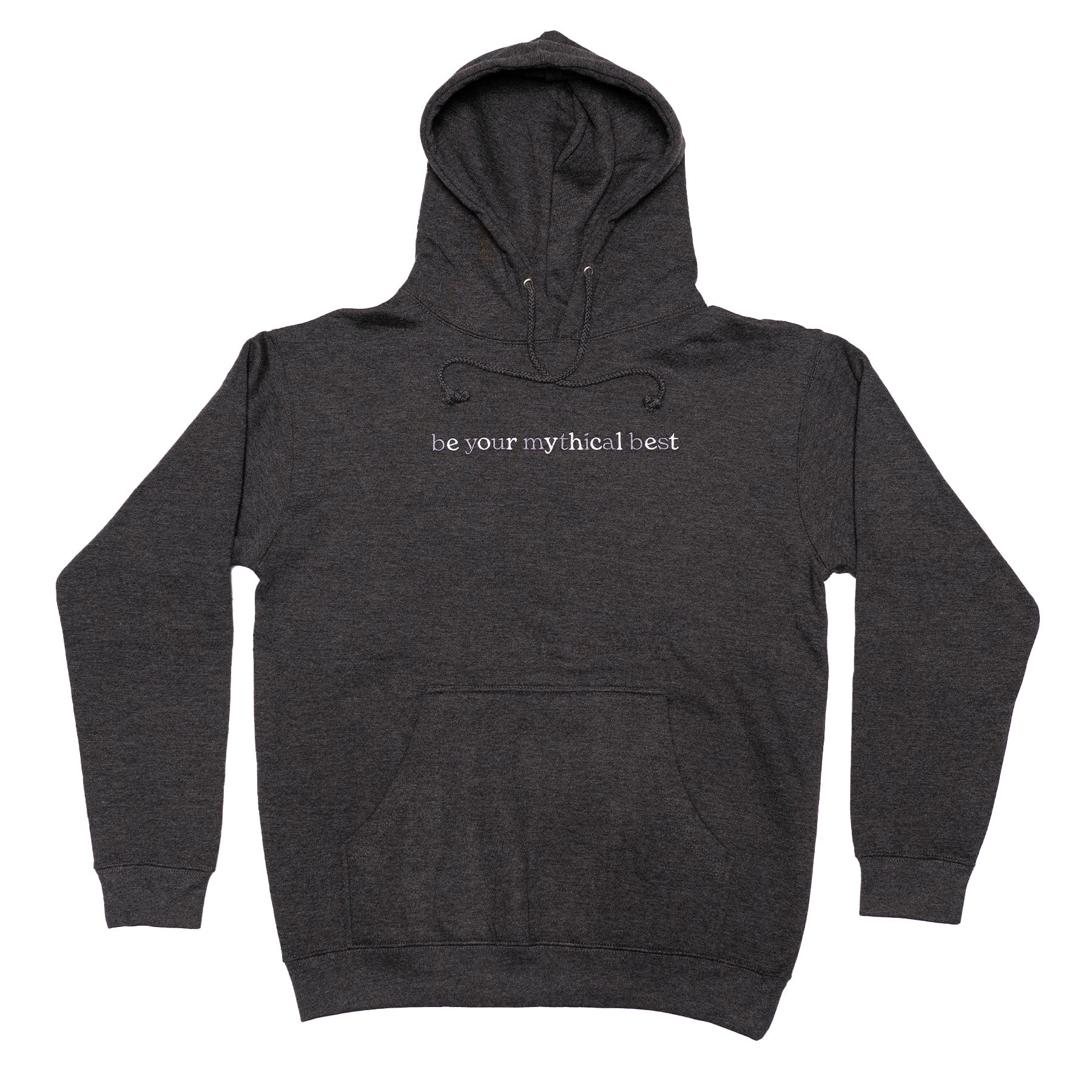 1537-be-your-mythical-best-embroidered-hoodie-charcoal-heather-1.jpg Be Your Mythical Best Embroidered Hoodie (Charcoal Heather)