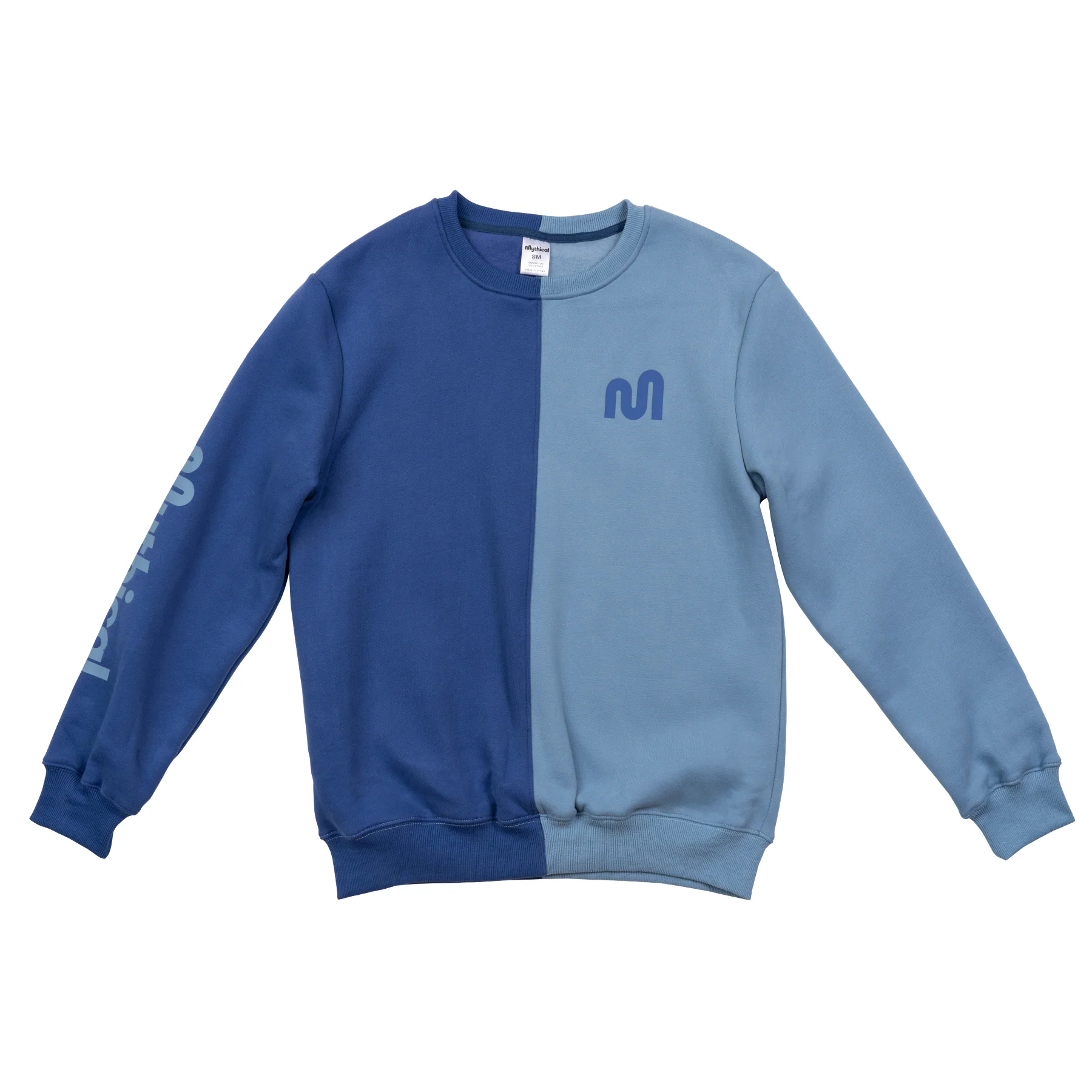 1569-mythical-colorblock-sweatshirt-blue-1.webp Mythical Colorblock Sweatshirt (Blue)