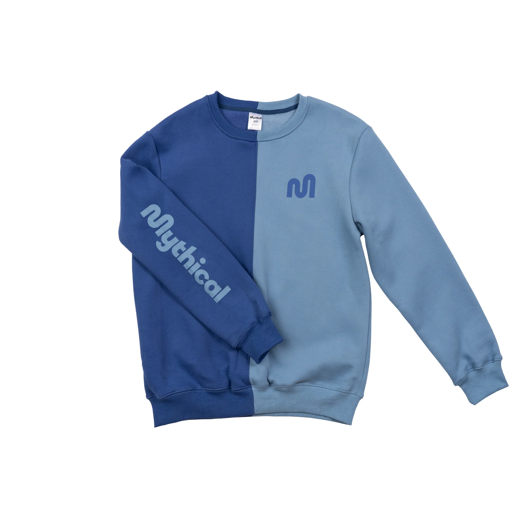 1569-mythical-colorblock-sweatshirt-blue-3.webp Mythical Colorblock Sweatshirt (Blue)