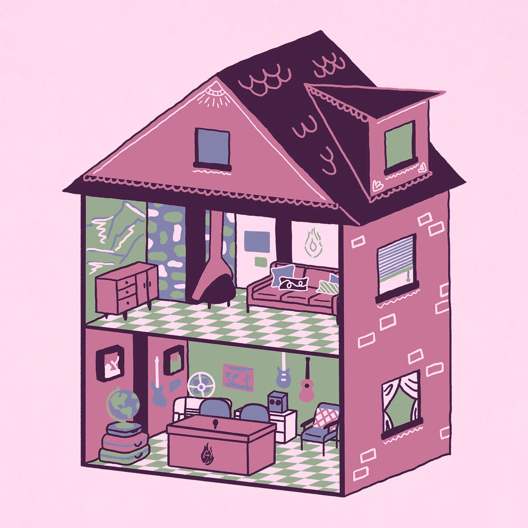 GMM Dollhouse Tee (Pink)