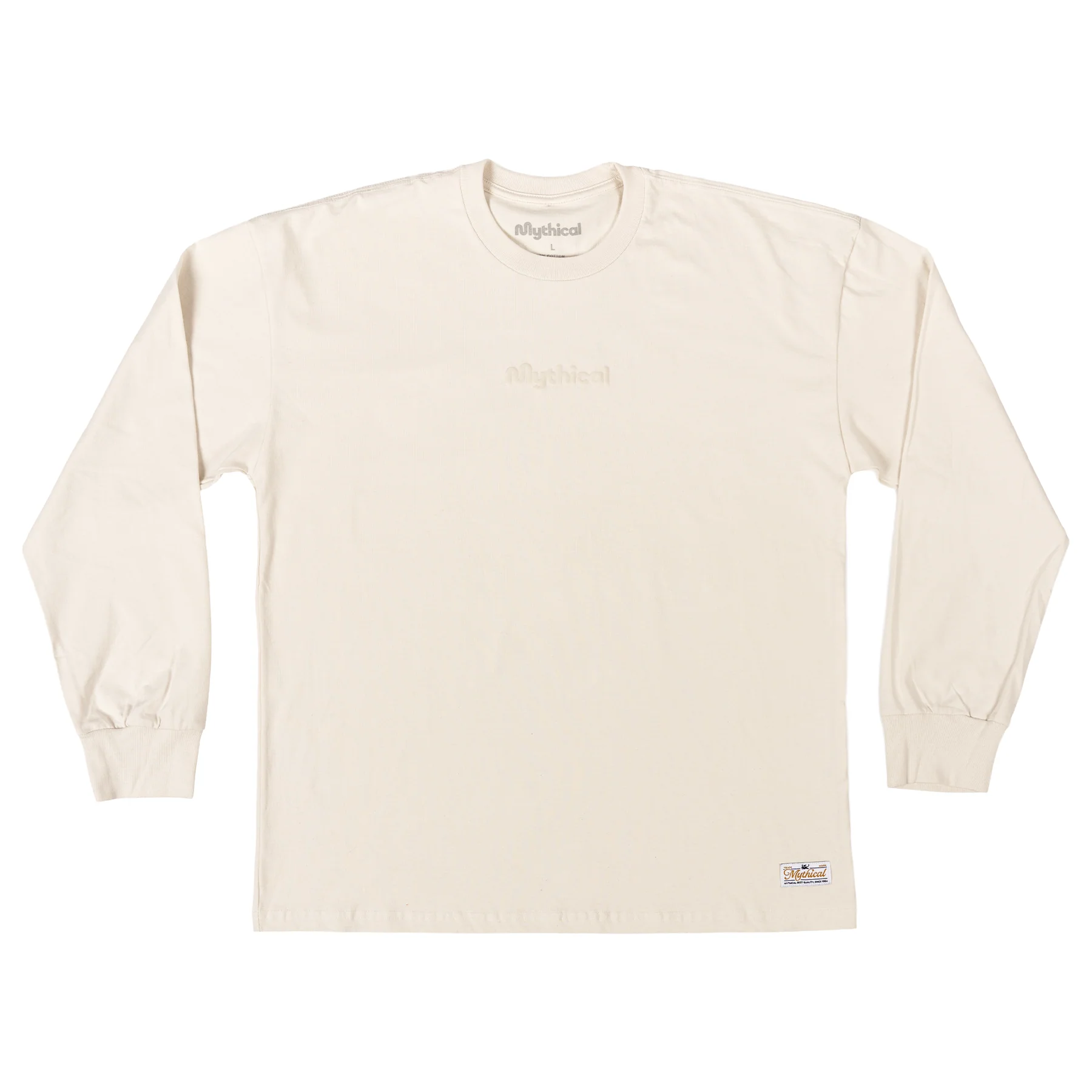 275-mythical-essentials-long-sleeve-tee-bone-1.webp Mythical Essentials Long Sleeve Tee (Bone)