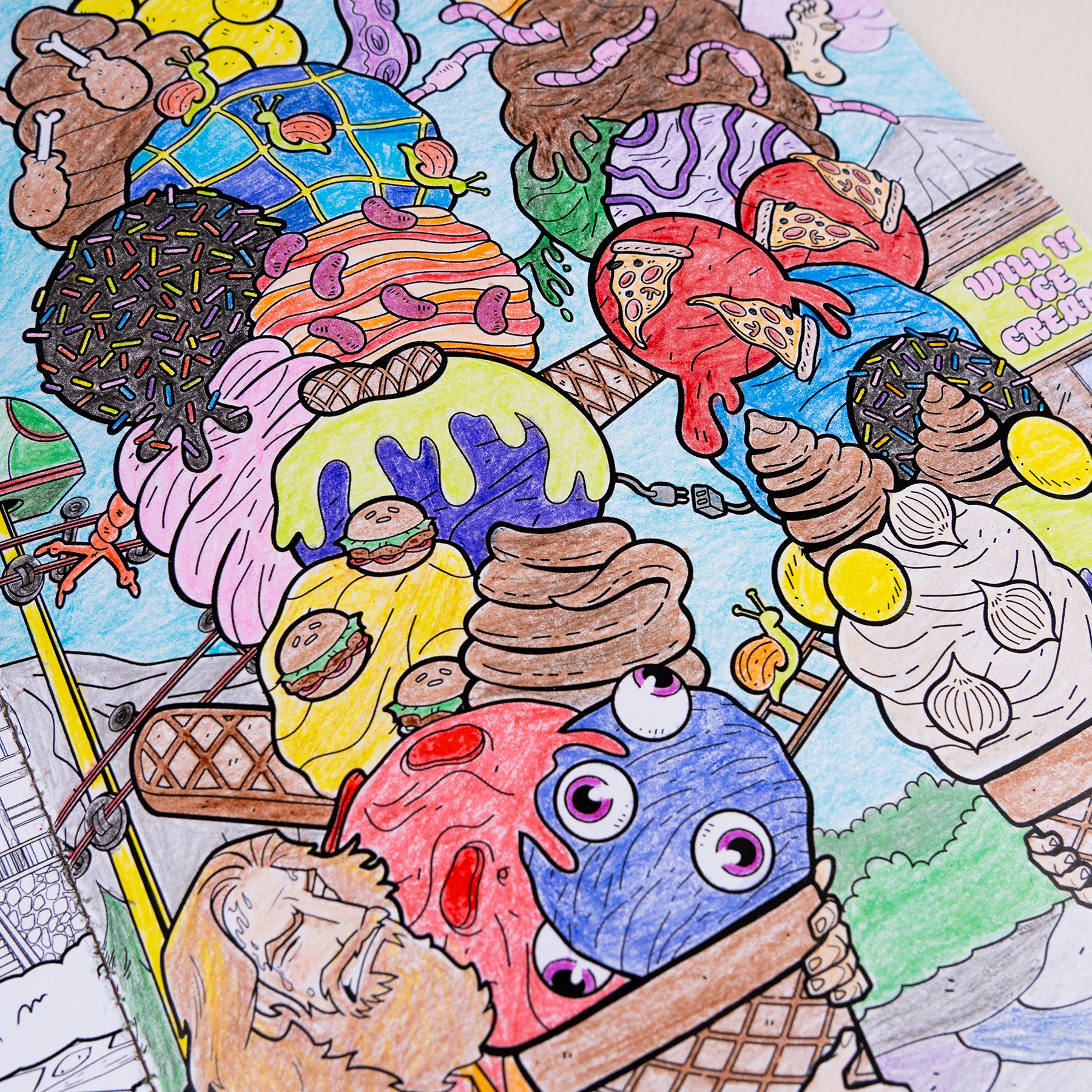 Rhett & Link's Mythicaland Coloring Book