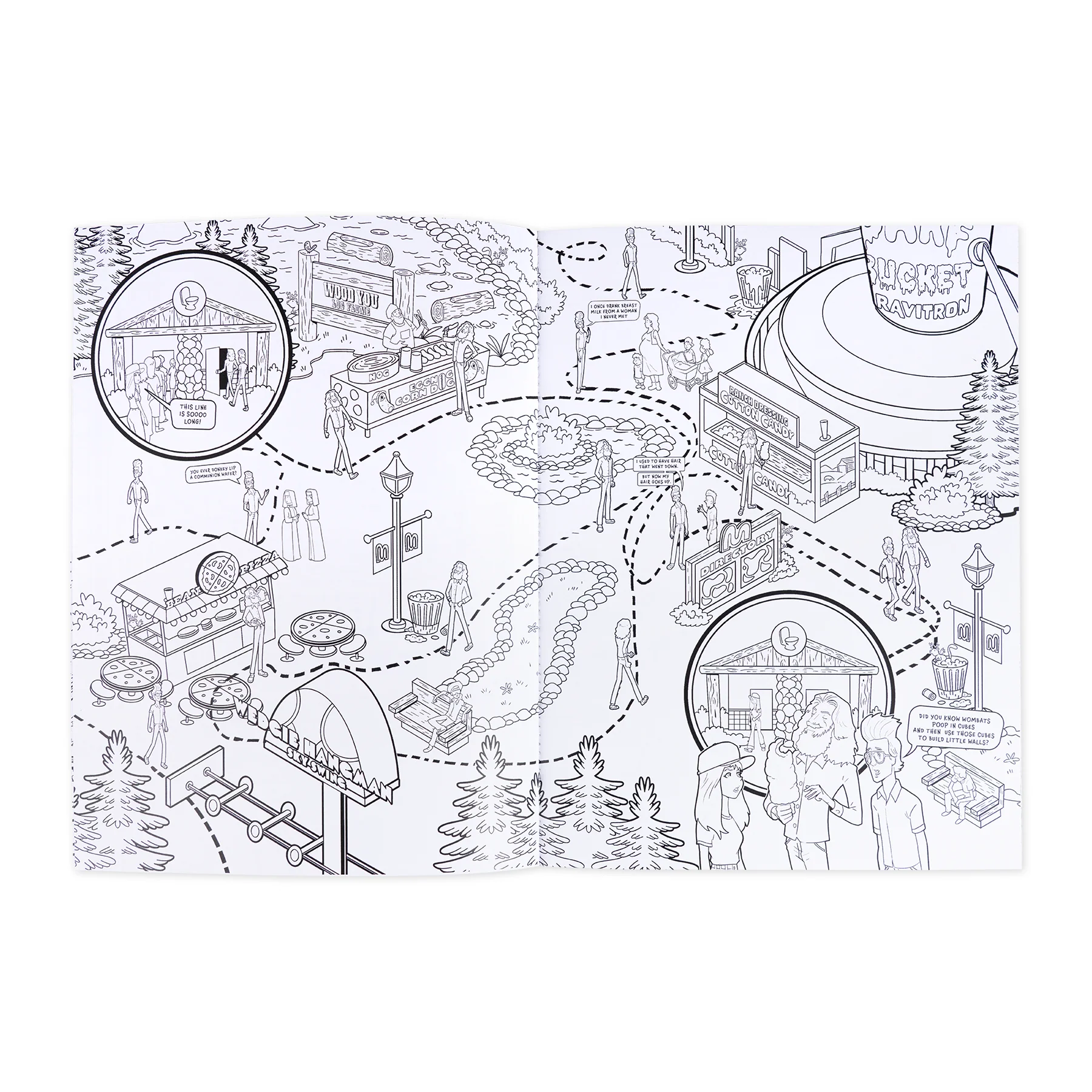 Rhett & Link's Mythicaland Coloring Book