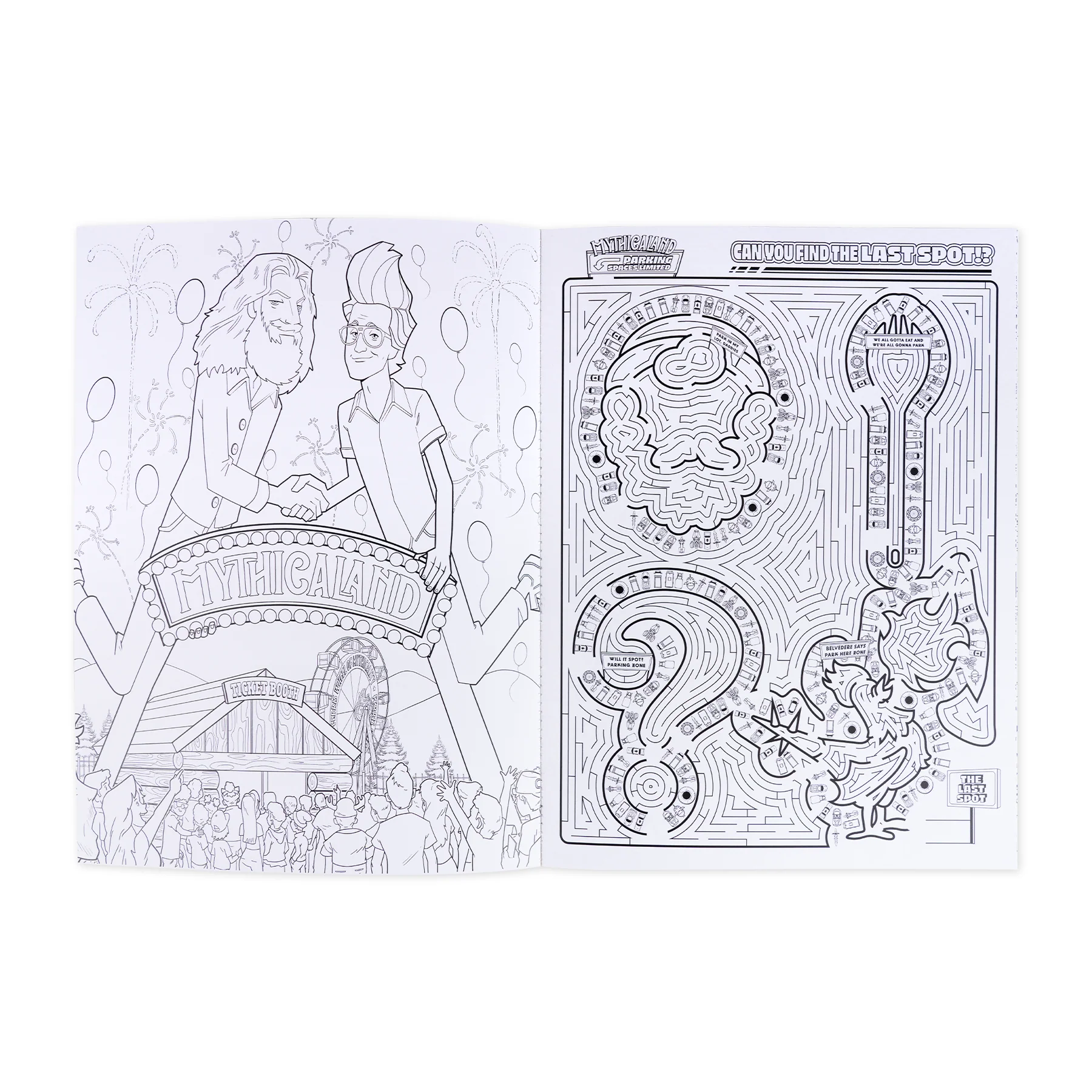 Rhett & Link's Mythicaland Coloring Book