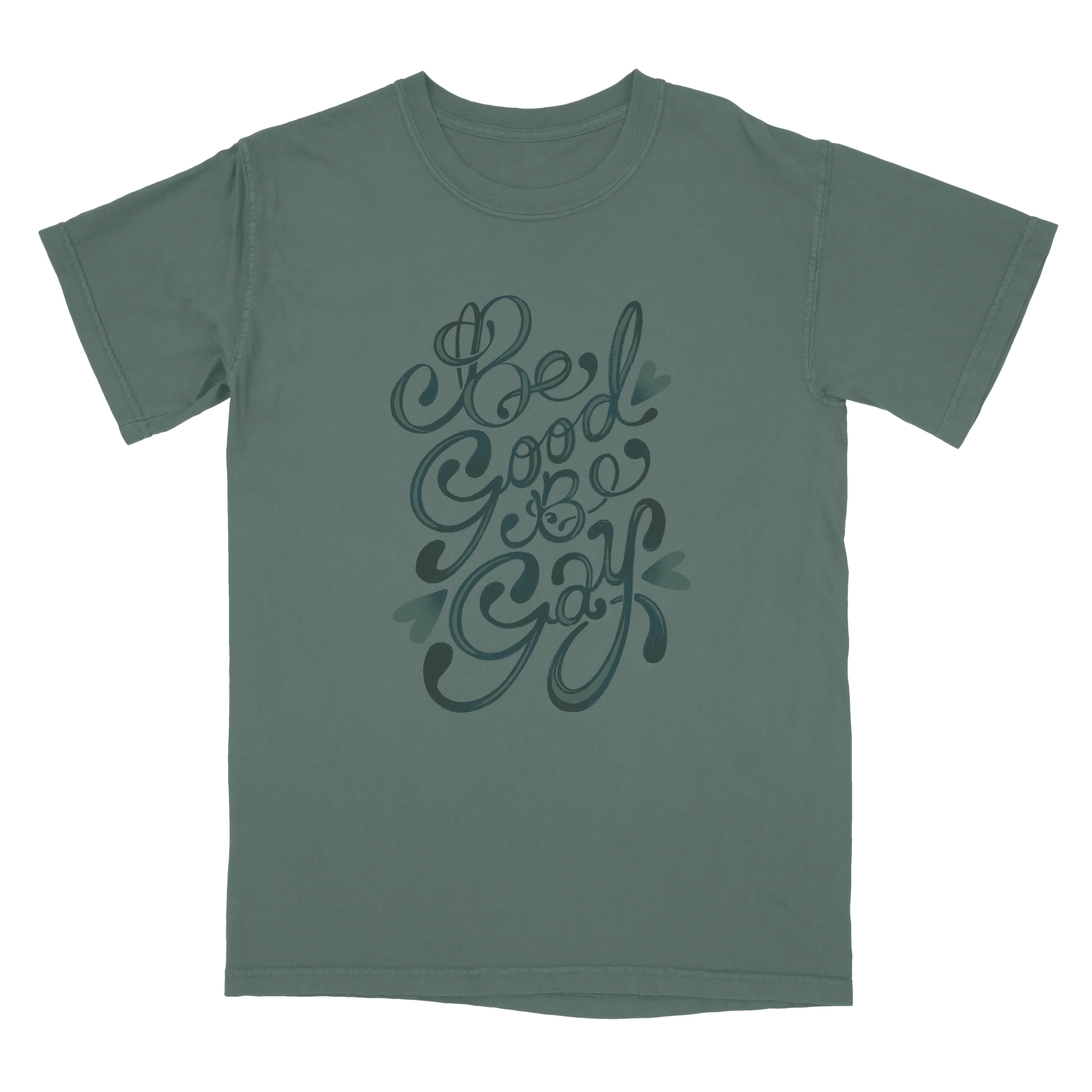 Be Good Be Gay Tee (Green)