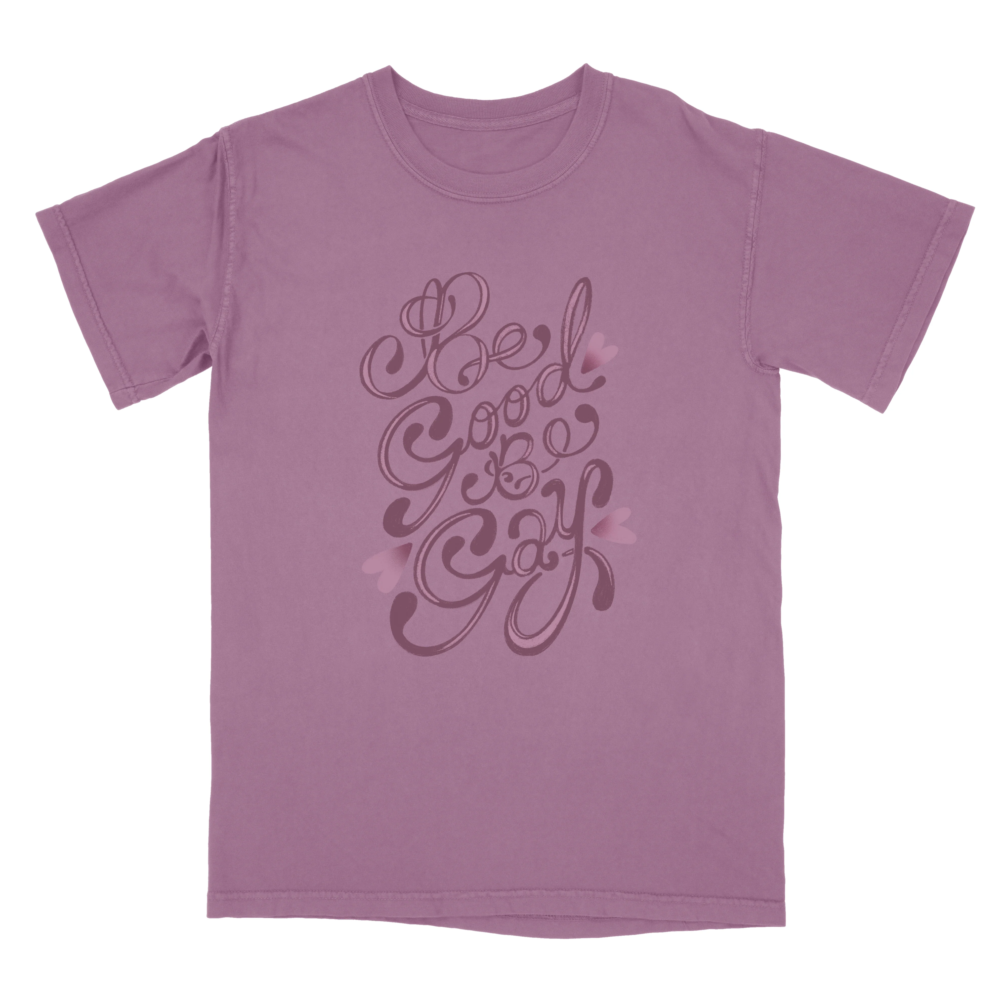 Be Good Be Gay Tee (Purple)