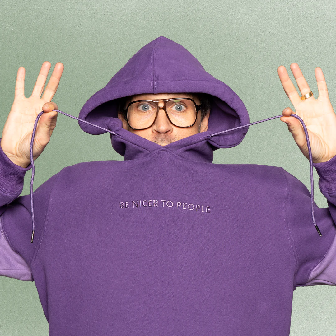 376-be-nicer-to-people-colorblock-hoodie-grape-2.webp Be Nicer To People Colorblock Hoodie (Grape)