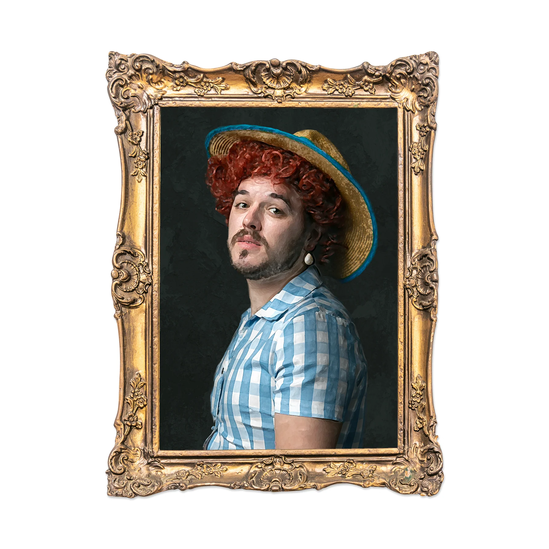 Giant Deborah With A Pearl Earring Magnet