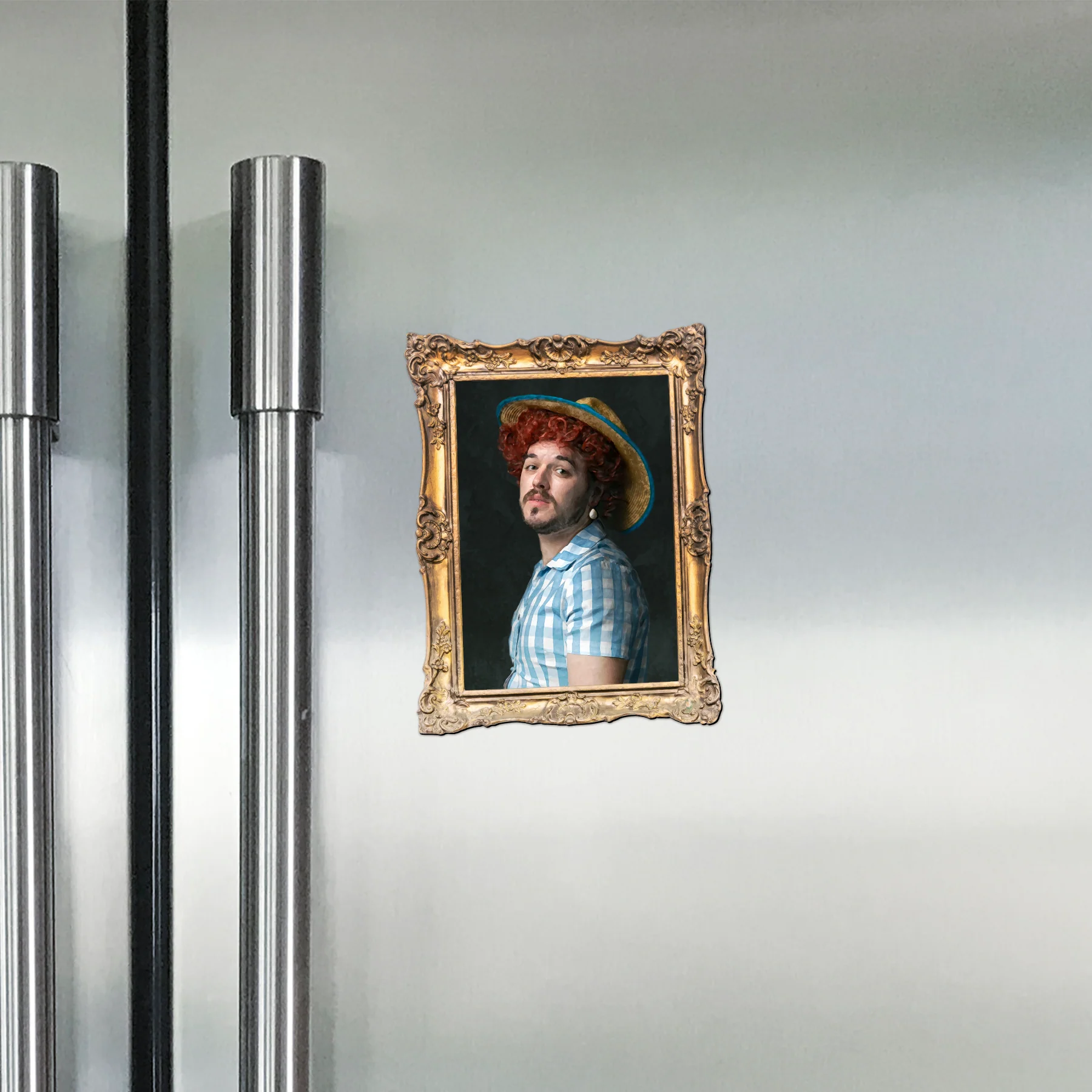 Giant Deborah With A Pearl Earring Magnet