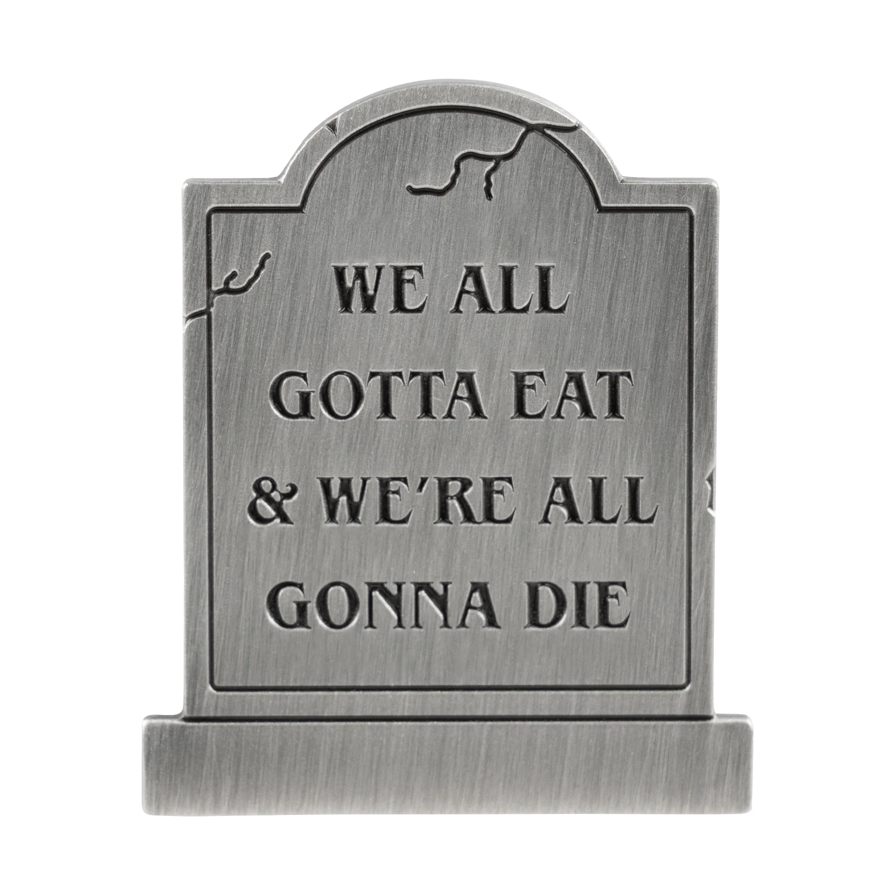 Last Meals Tombstone Pin