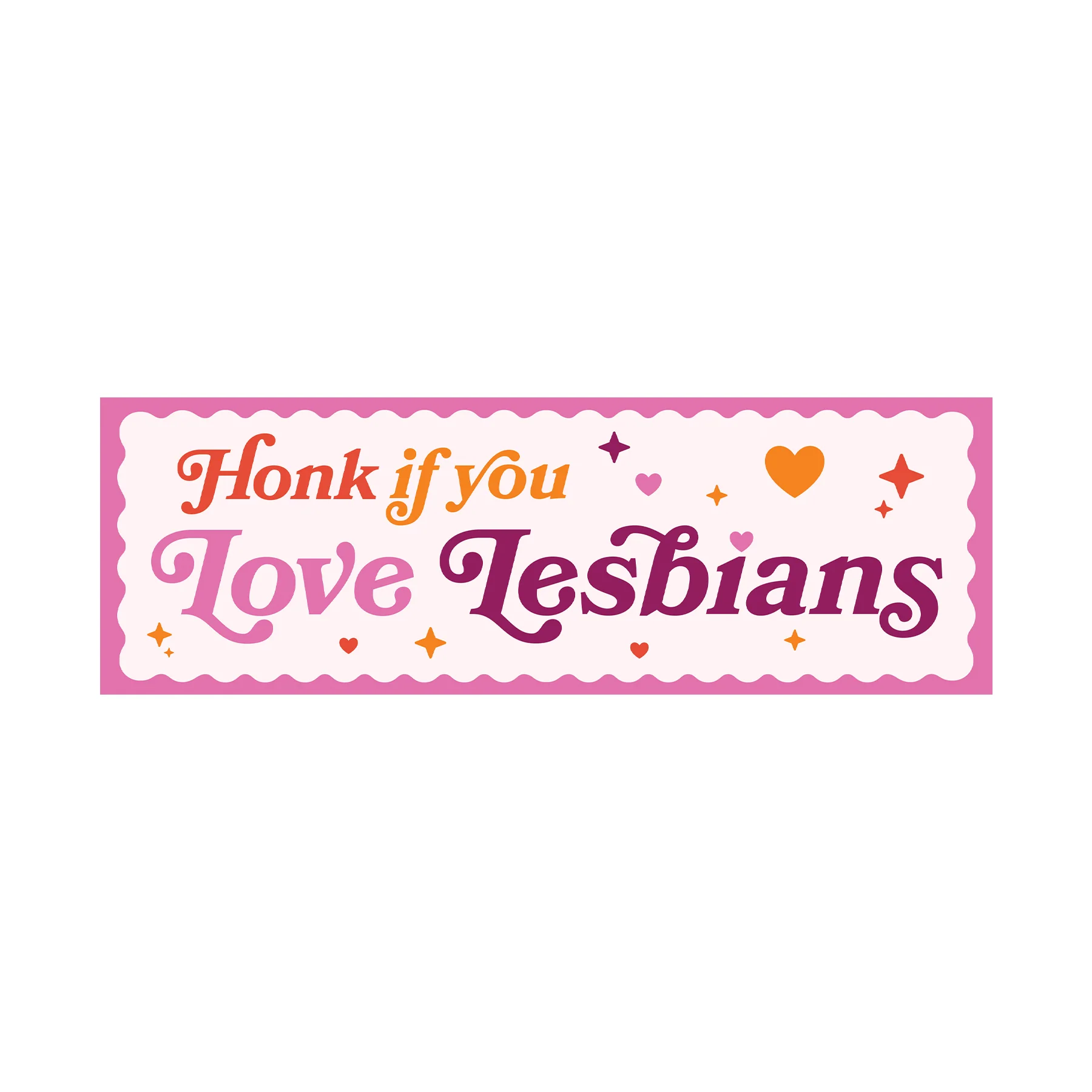 704-honk-if-you-love-lesbians-bumper-sticker-1.webp Honk If You Love Lesbians Bumper Sticker