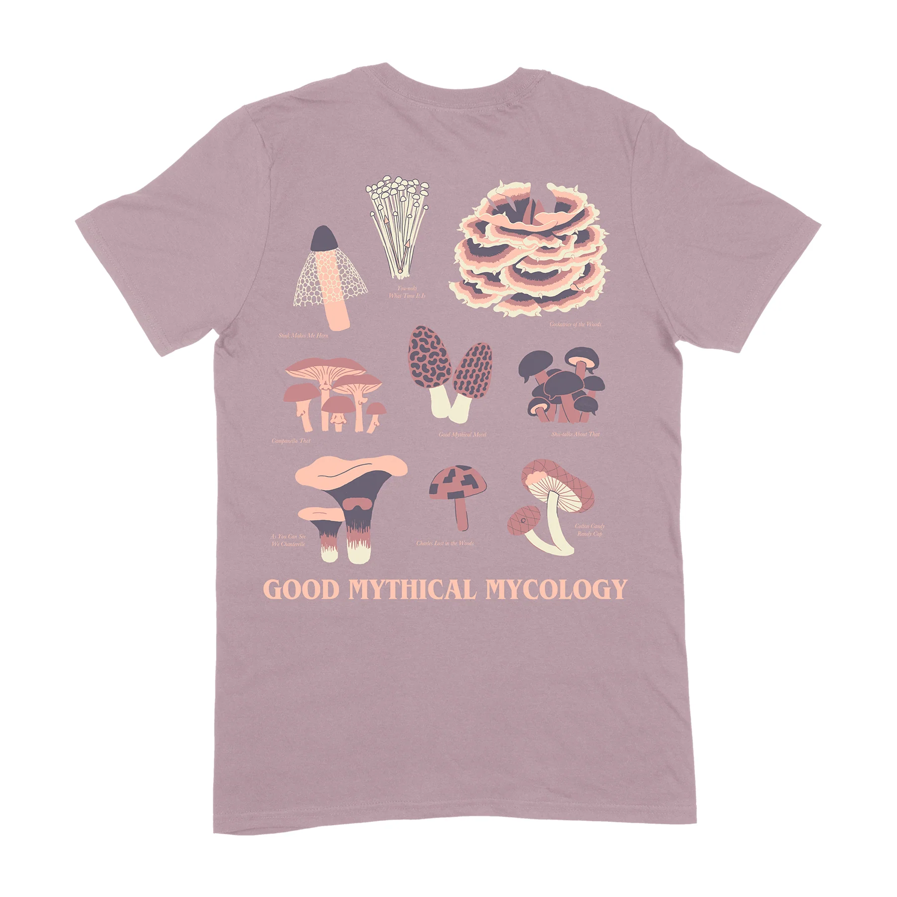 Good Mythical Mycology Tee (Mauve)