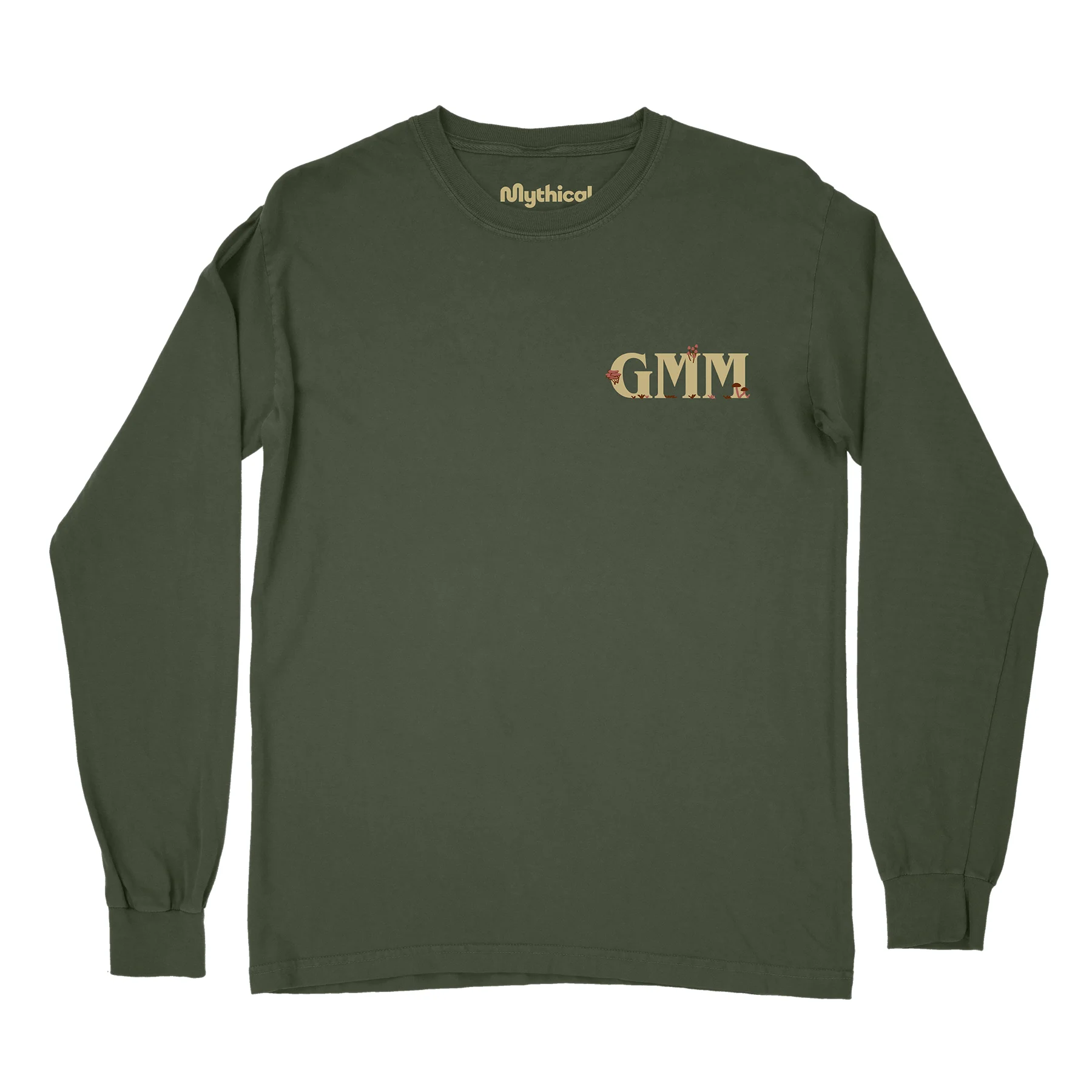 854-good-mythical-mycology-long-sleeve-tee-green-1.webp Good Mythical Mycology Long Sleeve Tee (Green)