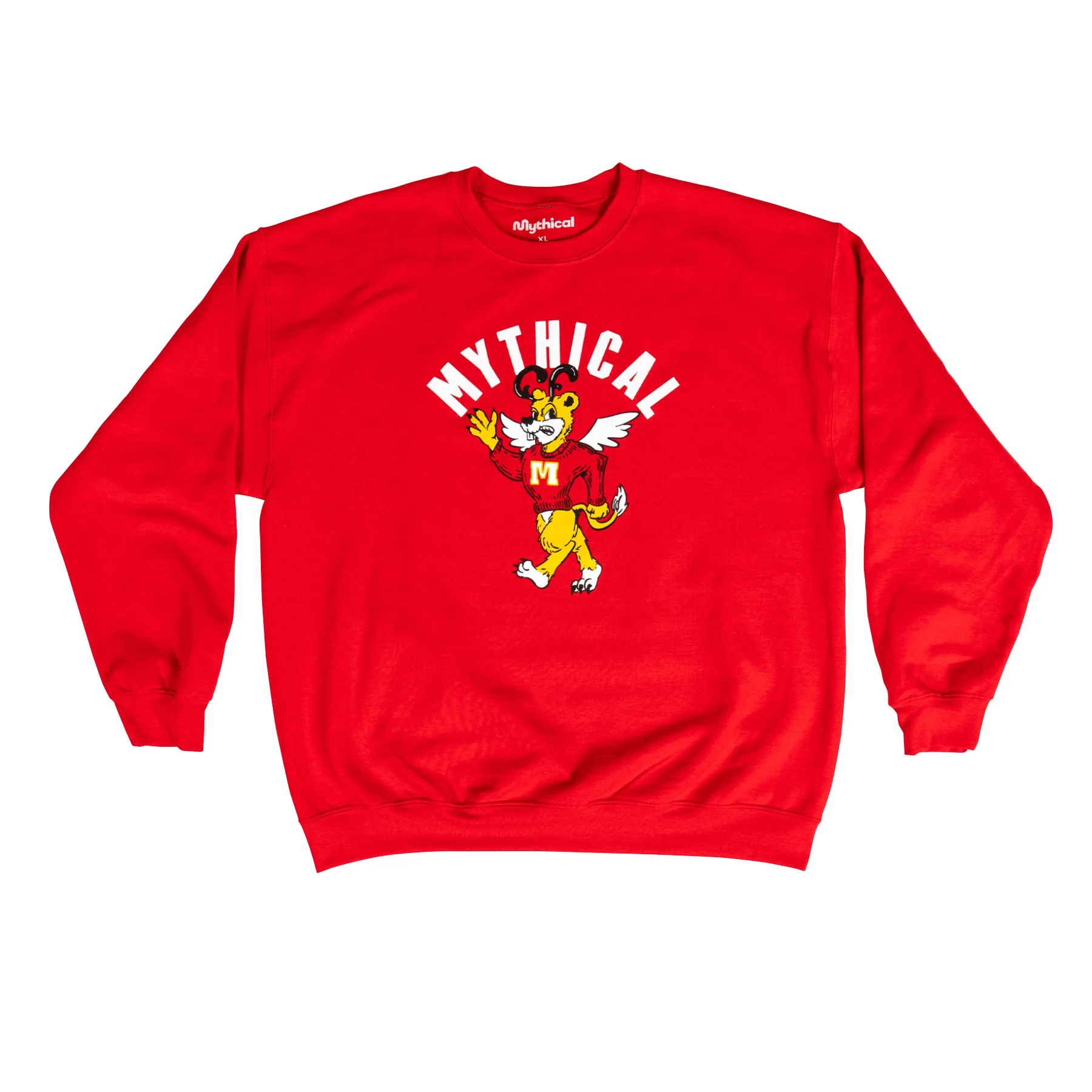 938-mythical-randlers-mascot-sweatshirt-red-1.webp Mythical Randlers Mascot Sweatshirt (Red)