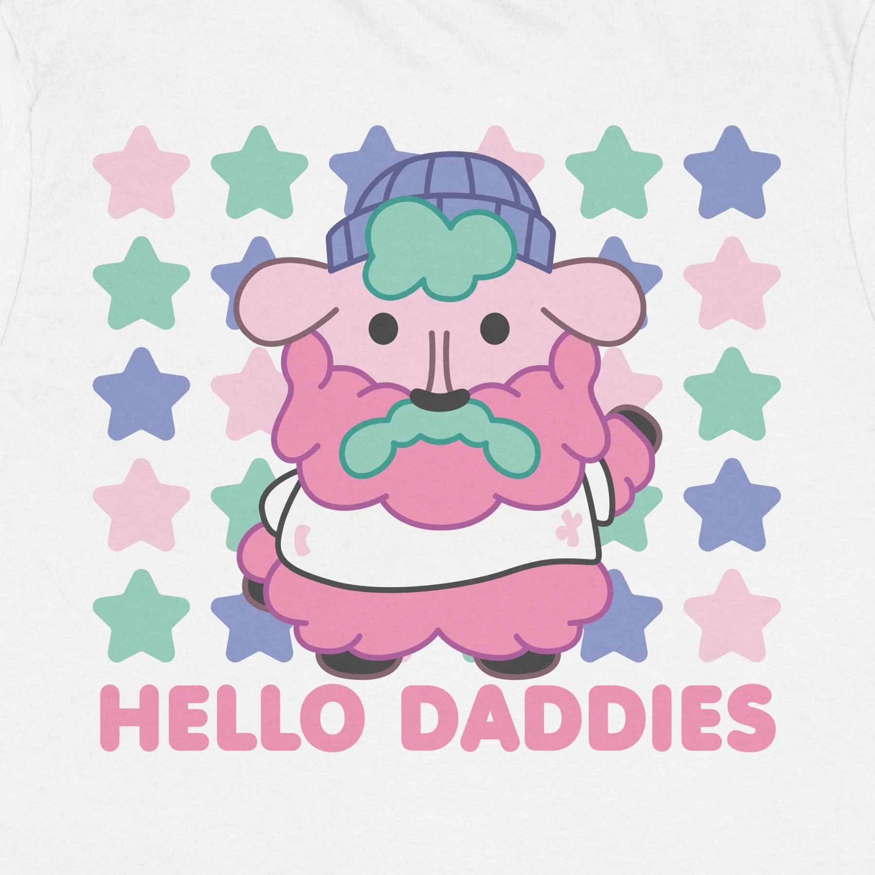 972-hello-daddies-tee-white-4.webp Hello Daddies Tee (White)